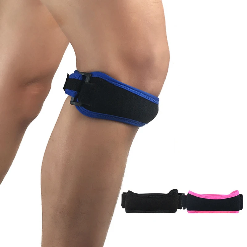 1 шт. Регулируемый Колено Надколенник Поддержка для сухожилий ремень наколенник