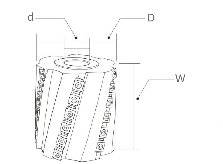 値段 Livterスパイラルcutterhead Sprialプレーニングカッターヘッドヘリカルカッタースピンドル機4側成形6t Tctナイフビットサイズ