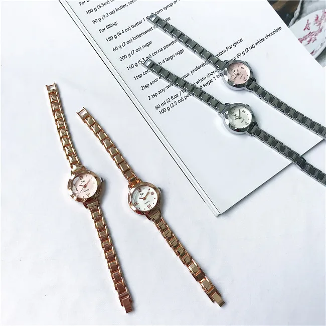 2019 Новые популярные ретро простые женские кварцевые часы тонкие классические