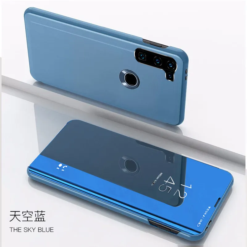 Умный зеркальный флип-чехол для телефона Motorola G8 Power Lite View чехол-подставка из