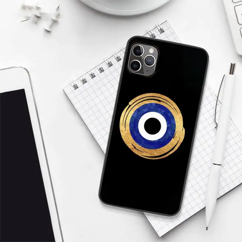 

evil eye art Phone Case for iPhone 7 8 11 12 Pro X XS XR Samsung A S 6 7 9plus 10plus 21s 71
