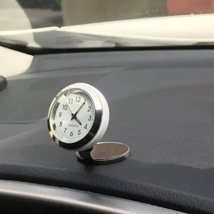 Автомобильный термометр кварцевые часы приборная панель Авто интерьерные украшения