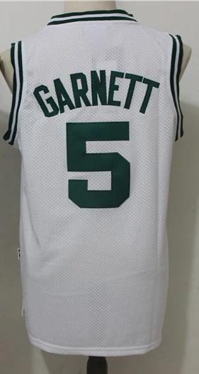 

Men New American Basketball Jerseys Clothes Minnesota Timberwolves Kevin Garnett #21 #5 European Size Ball Pants T Shirts Tops