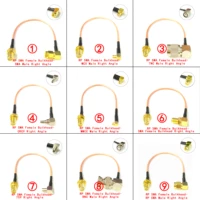 1pc rp sma female nut male pin to right angle mcxmmcxcrc9ts9bnctnc connector straight pigtail cable adapter rg316