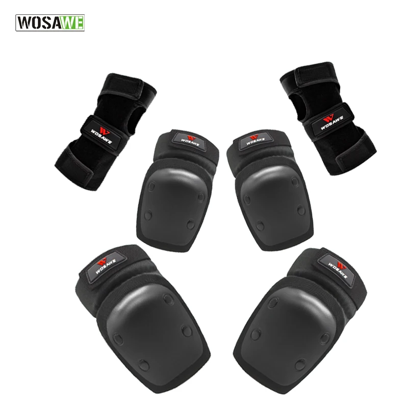 

Youth Cycling Roller Skating Elbow Knee pads Wrist Guards Protective Motorcoss Snowboarding MTB Bike Elbow Knee protector