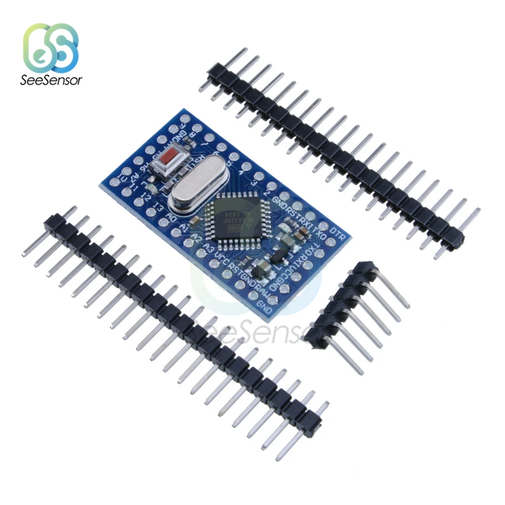 Модуль Pro Mini atmega328 ATMEGA328P модуль 5 в 16 МГц с кварцевыми штифтами-генераторами для