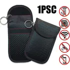 Чехол для блокировки автомобильного сигнала, чехол для брелока, сумка для RFID-блокировки, противоугонная сумка