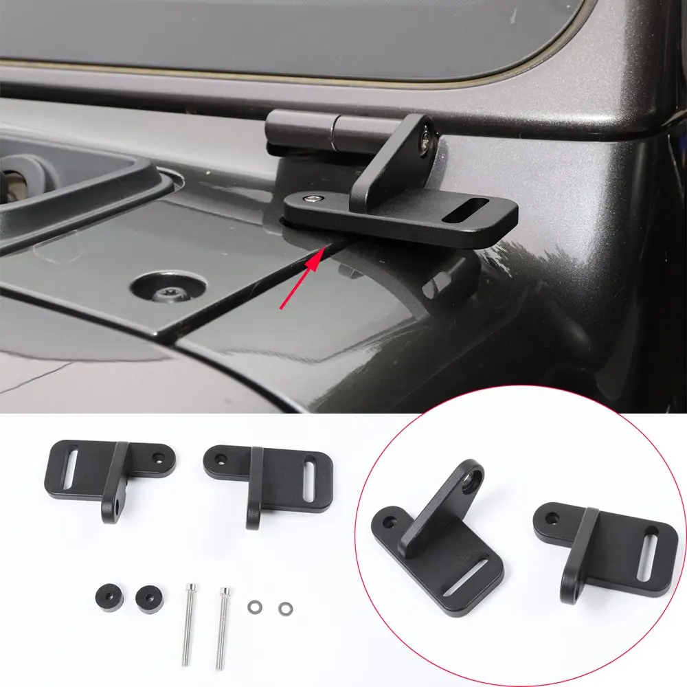 Капот A стойка светильник лампа Кронштейн монтажный комплект для Jeep Wrangler JL JT