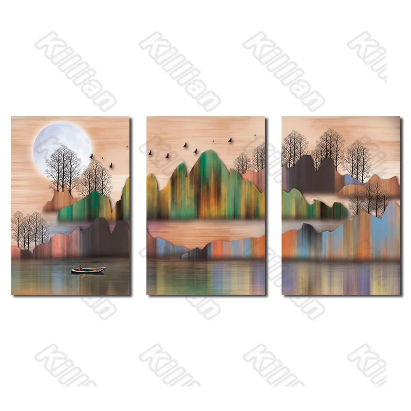 

Landscape Style Colored Island Mood Frameles Poster Home Residential Bedroom Decoration Living Room Canvas Painting Hd Print