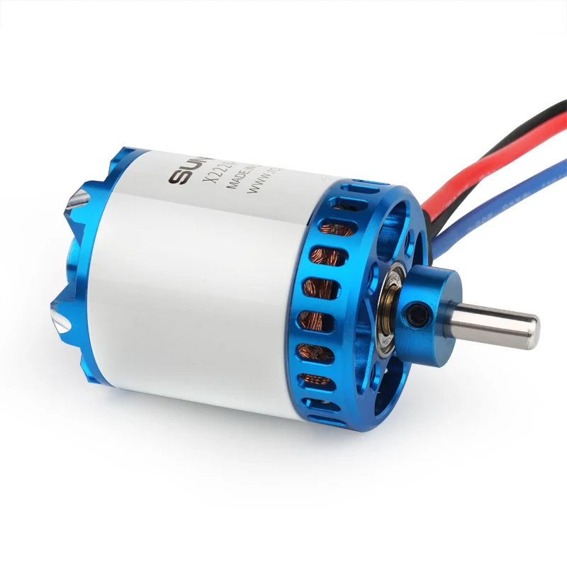 

SUNNYSKY X2220 III V3 KV980/1400 Brushless Motor Long Shaft for RC Model Airplane Fixed-Wing Multirotor Drones