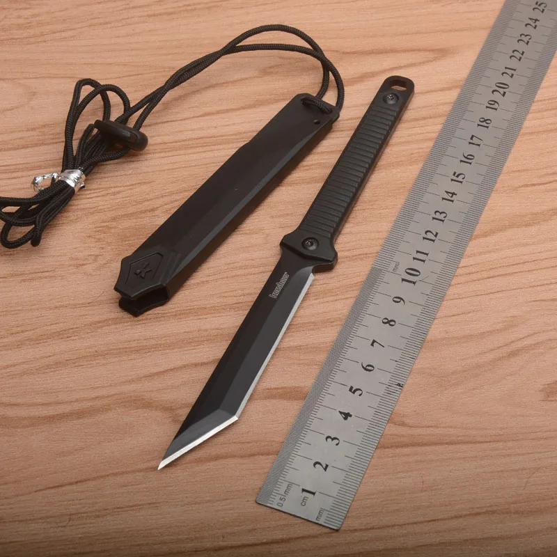 

Fixed blade knife 8cr13mov blade rubber handle tactical hunting knife outdoor camping survival knife multifunctional diving tool