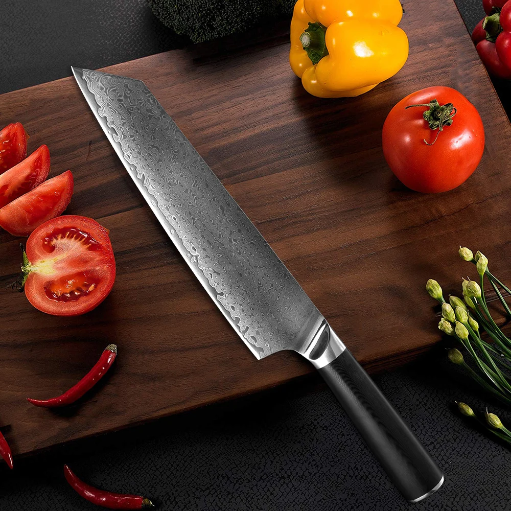 

XITUO KitchenKnife 67 Layers Damascus steel Japanese Chef Knife Kiritsuke Gyuto Cleaver Utility Knives Cooking Tool G10 Handle