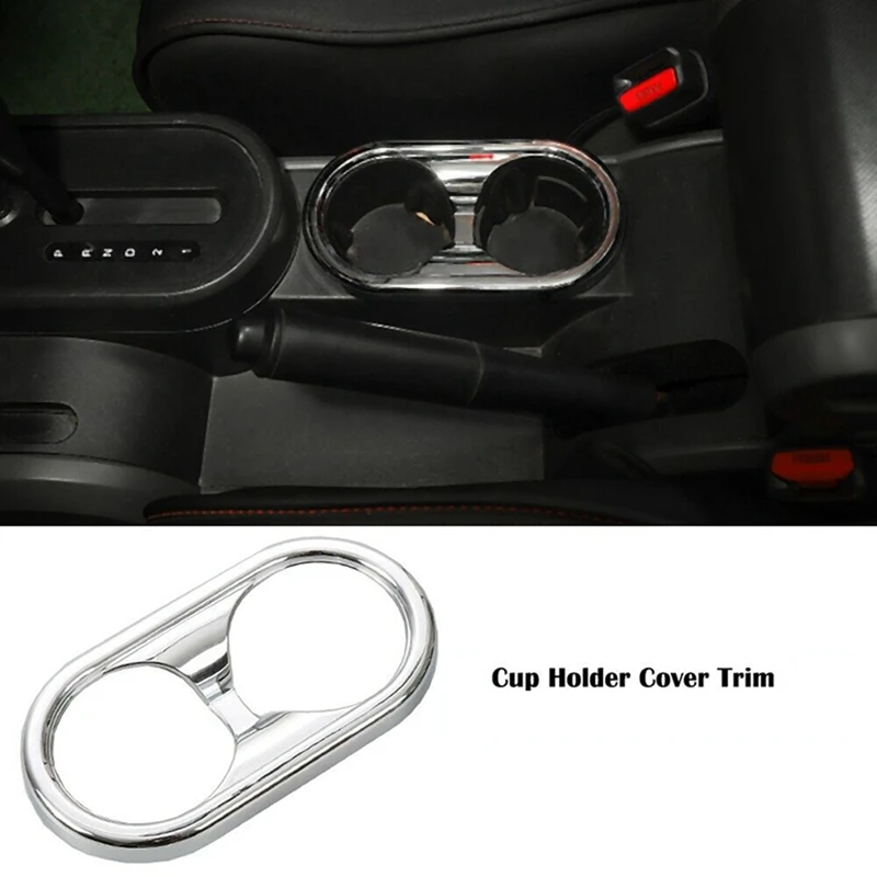 Автомобильная Хромированная передняя зеркальная крышка отделка декор для Jeep