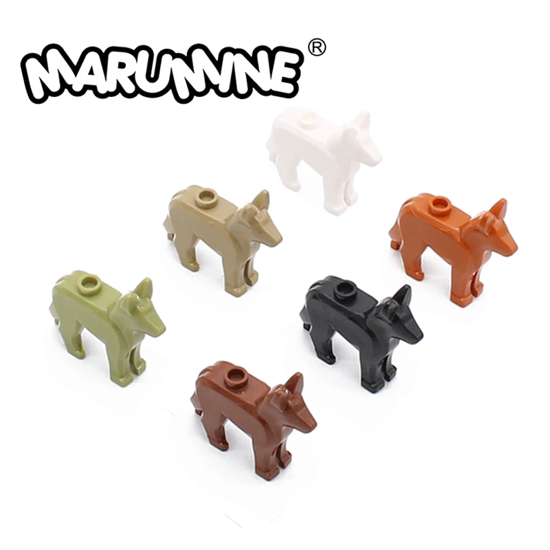 

Marumine 48812 The Grim Dog / Wolf Model Building Accessories Kit Plastic Classic Mini bricks Animal Friends Toys For Children