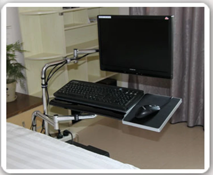 OK лоток прикроватный держатель для монитора клавиатуры складной Поворот на 360