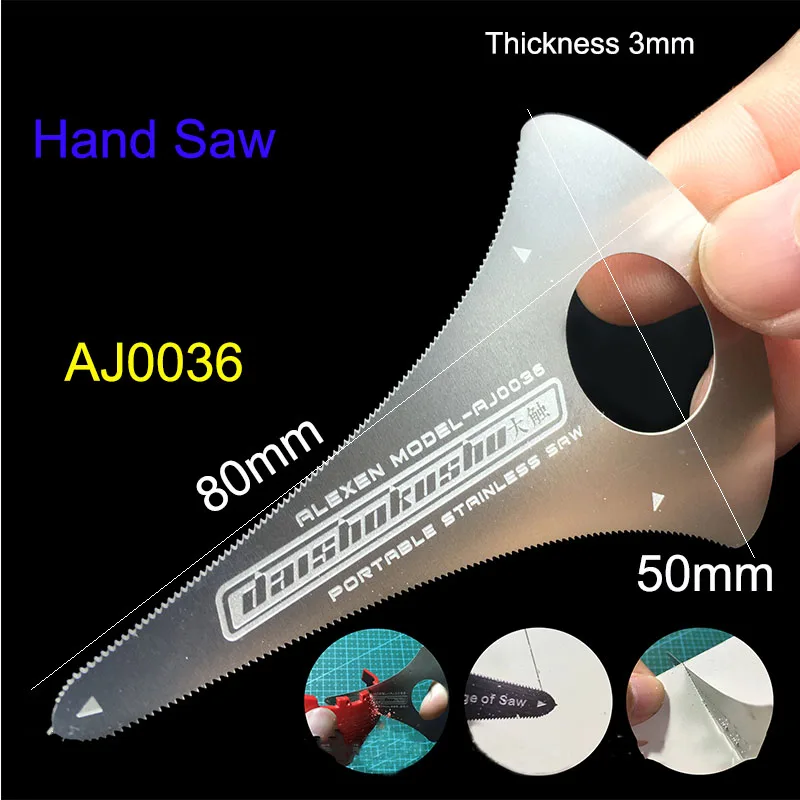 

AJ0036 Gundam Model Kits Tool Stainless Steel Mini Tiger Hand Saw