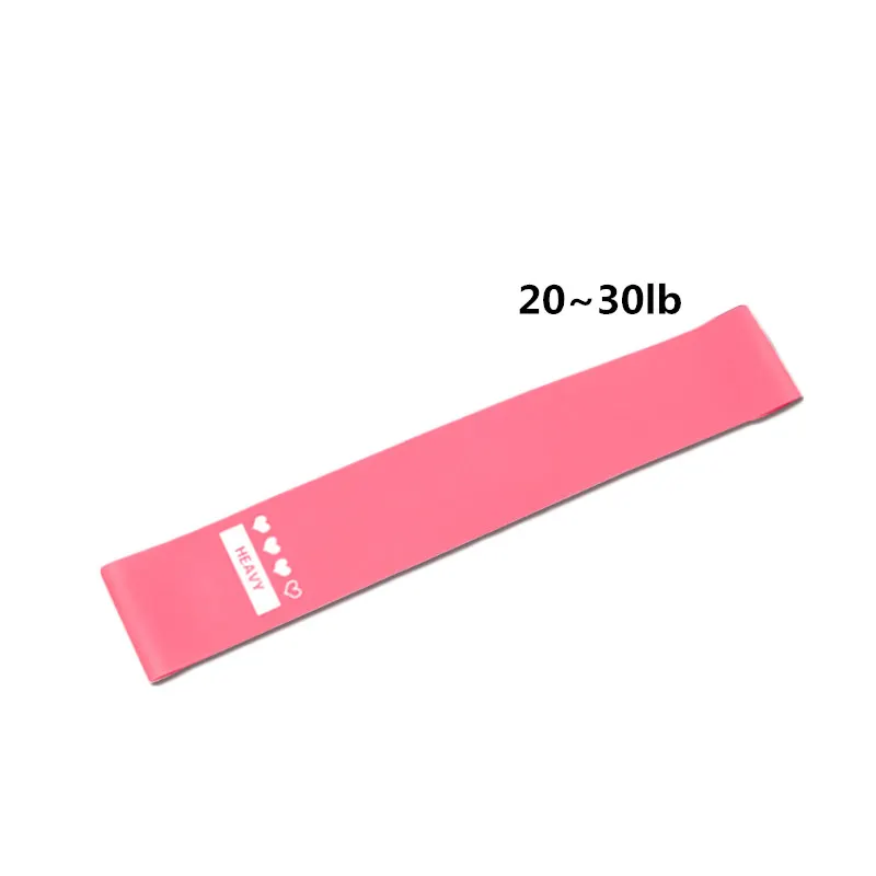 Heavy 20-30lbs Набор резиновых резинок с мини-петлями для мужчин, упражнений, тренажерного зала, фитнеса, йоги, клейких ног, уличных, внутренних, спортивных, тренировочных, эластичных лент - Цвет: Heavy 20-30lbs