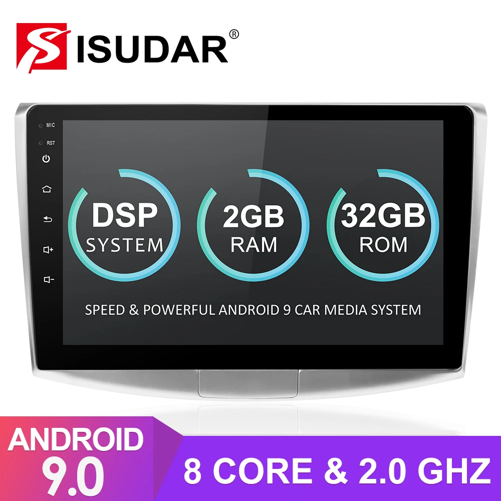 Isudar 1 Din Авто Радио Android 9 для VW/Volkswagen/Magotan/CC/Passat B6 B7 CANBUS Автомобильный gps Мультимедиа