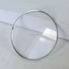 Минеральные Стекло для Armani AR-1735 1736 1810 1807 1833 1949 2501 11132 60006 60011 с украшением в виде кристаллов Стекло с серебристой отделкой части часов