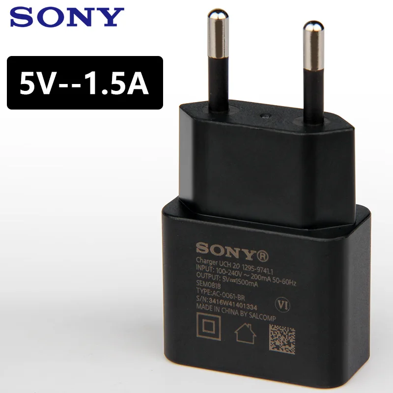 Оригинальное настенное зарядное устройство для Sony Xperia Z4 Z3 Compact mini Z1 Compa Z2 ZL 2 Neo SO 01F