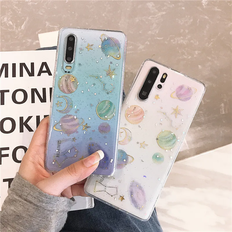 Силиконовый чехол для Huawei P30 Pro P20 P10 Mate 20 lite Honor 9 10 8X V20 Y6 Y9 P Smart Plus|Бамперы| |