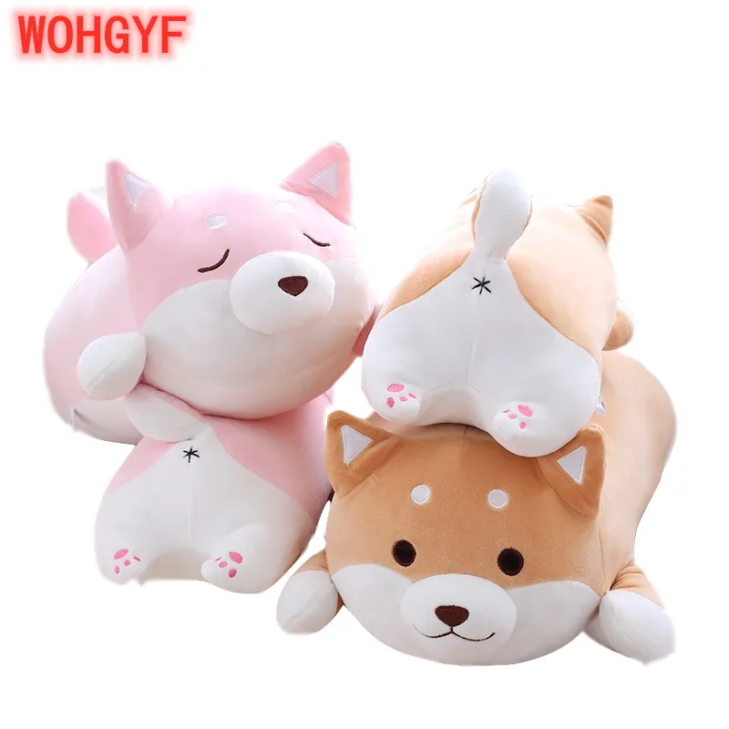 Плюшевая подушка в виде собаки Шиба ину милая корги Акита мягкие игрушки