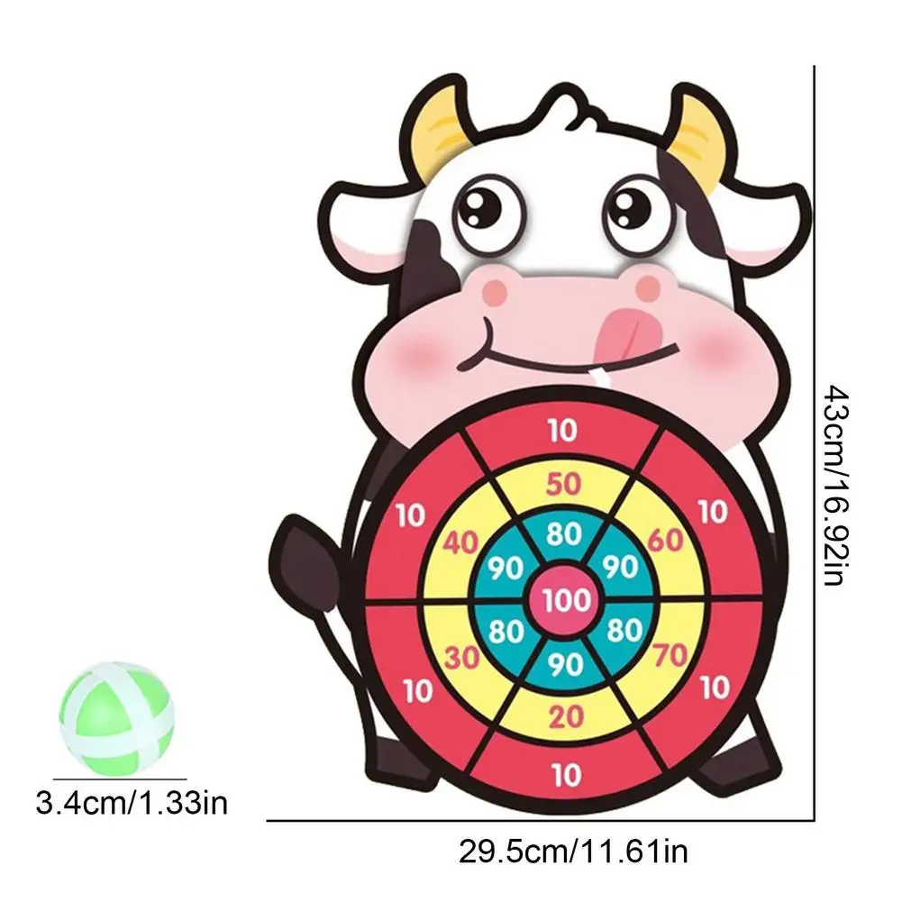 Dartboards-diana de juguete para ni&ntilde;os, Diana adhesiva, Bola de dardos creativa para fiestas, deportes al aire libre, bola ventosa-2