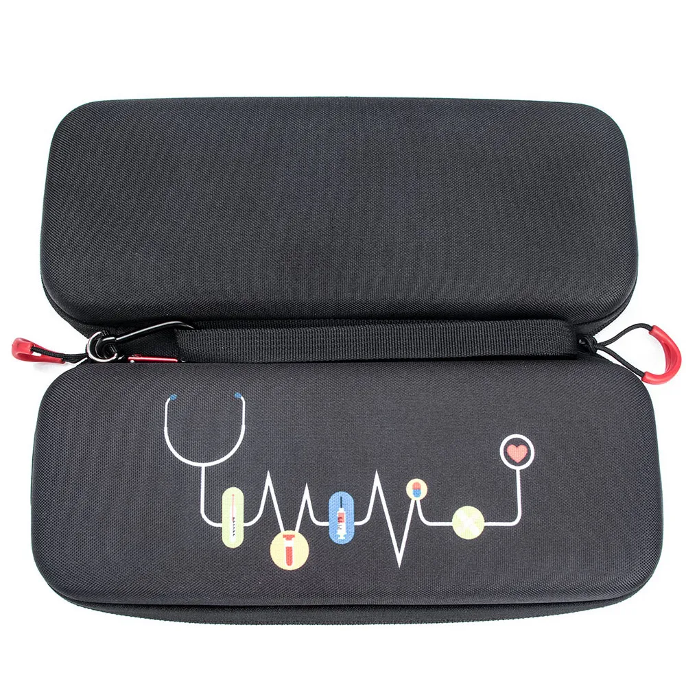 12PCS Set Medical Storage Kit Health Bag Pouch and Stethoscope Manometer Reflex Hammer First Aid Tourniquet Penlight Thermometer | Красота и
