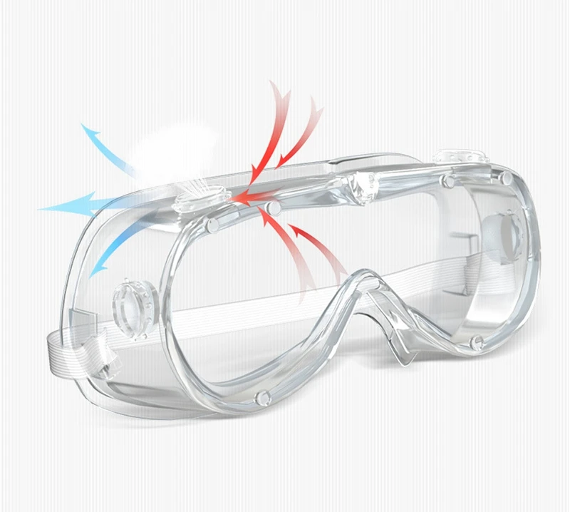 Защитные очки регулируемые химические брызговые защитные с широким зрением