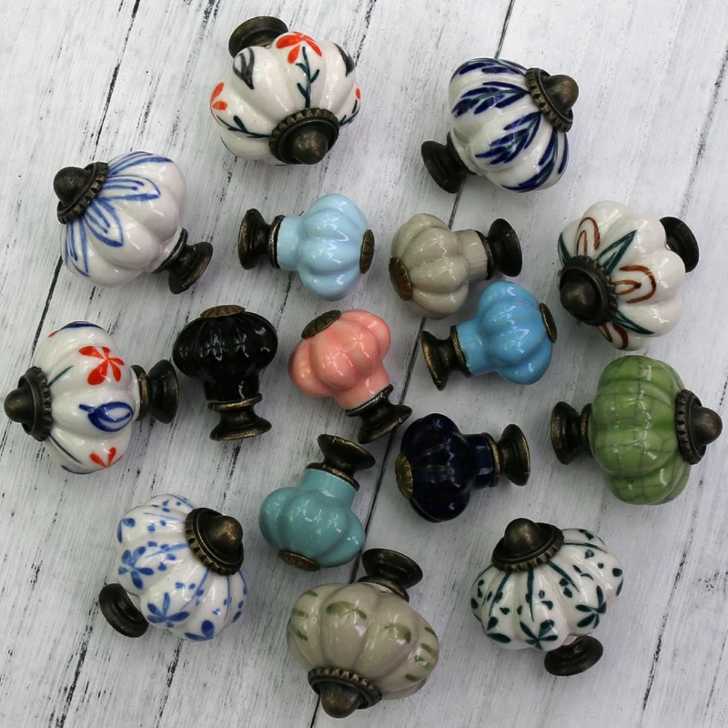 1 шт. Винтаж Цвет мульти Разработанный Керамика винного шкафа ящика детская Dressser