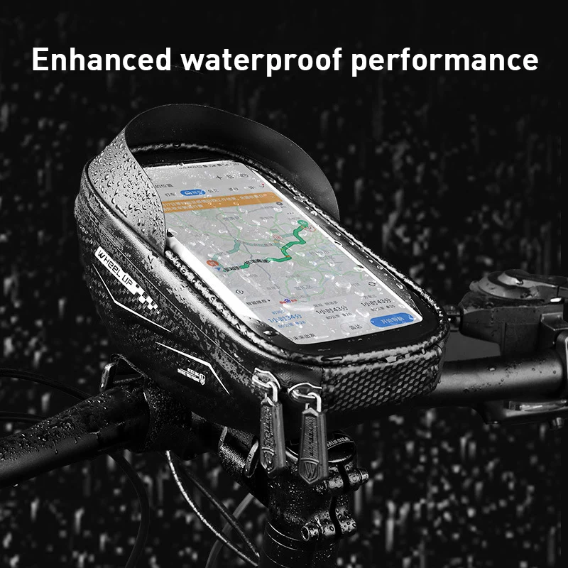 

WHEELUP Bicycle Bags EVA Front Frame MTB Bike Bag Cycling Accessories Waterproof Screen Touch Top Tube Phone Bag Fastshipping
