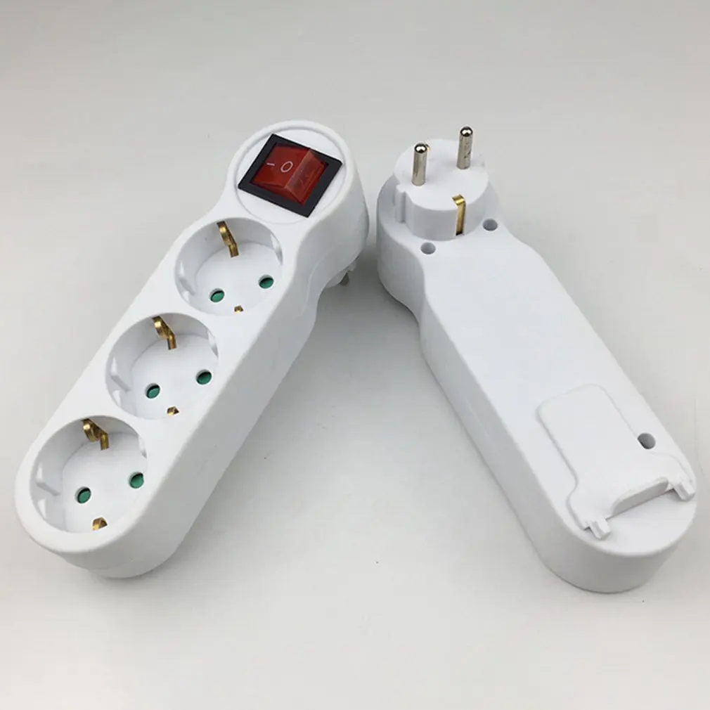 Несколько переменного электрического Rewireable Мощность полосы 3 розетки