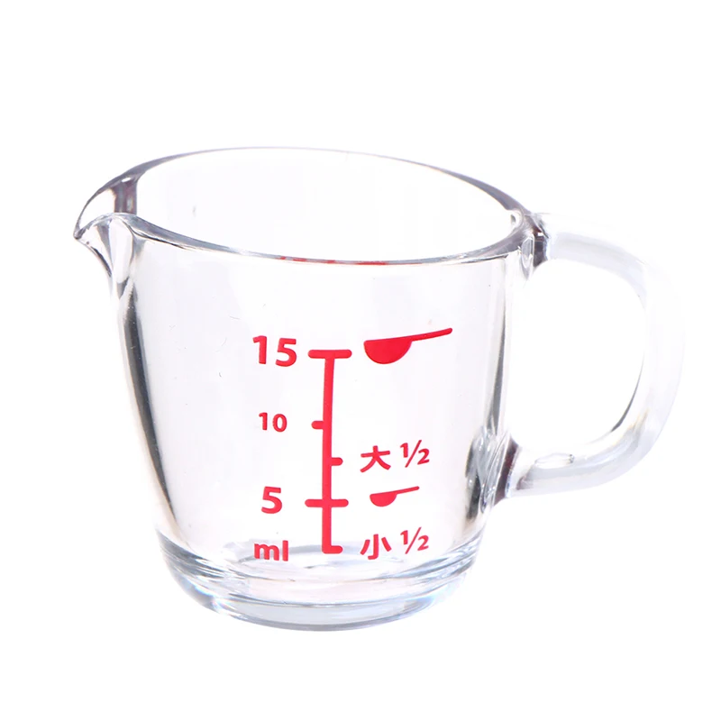 

Laboratory Plastic measuring cup 15ml 1:12 Dollhouse Miniature Decoration