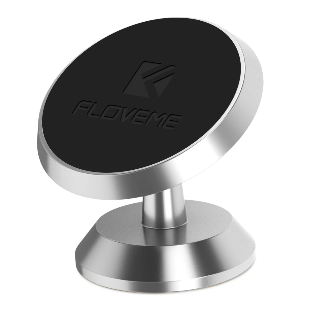 Silver FLOVEME универсальный магнитный держатель для телефона автомобильный стенд для телефона магнит мобильный телефон Поддержка Telefoonhouder авто держатель для телефона в машину - Цвет: Silver
