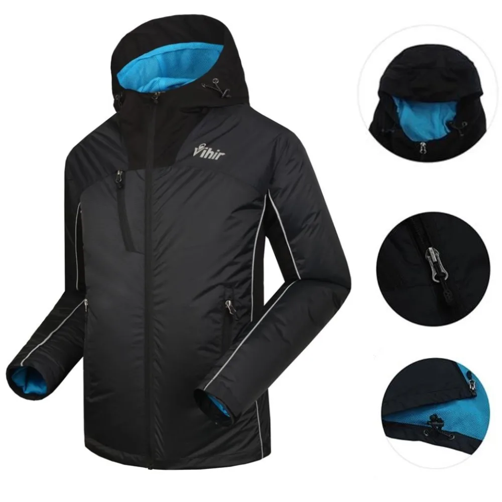 Легкая водонепроницаемая ветровка с капюшоном viформате дождевик куртка для