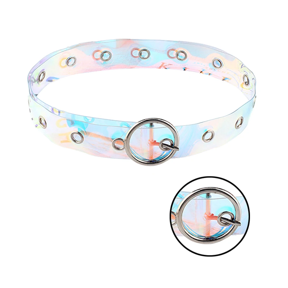 Модный Джокер пластиковая прозрачная пористая Пряжка из полимера Женская