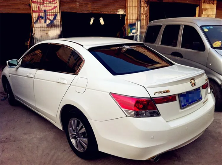 Для Accord спойлер на крышу 2008 2013 Honda ABS пластик Материал заднее крыло автомобиля