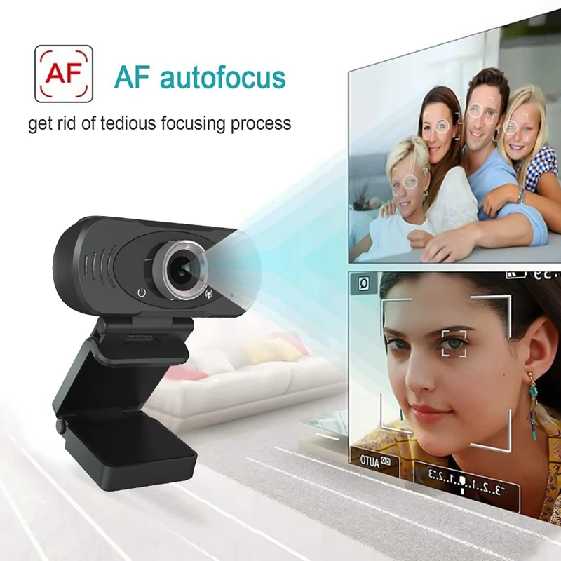 

1080P 30Fps 2M Pixels Full HD USB Webcam Built-in Microphone Web Camera for Skype Youtube PC Laptop Cam