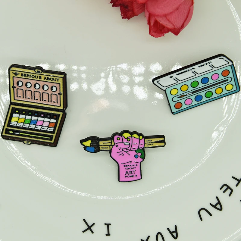 XEDZ модная клавиатура художник доска для рисования Кисть Живопись порошок