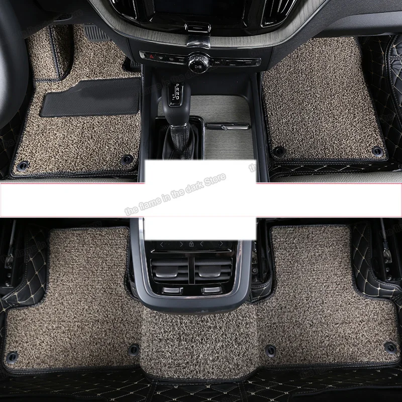 Lsrtw2017 полностью покрытый волоконный кожаный коврик для салона автомобиля volvo xc60