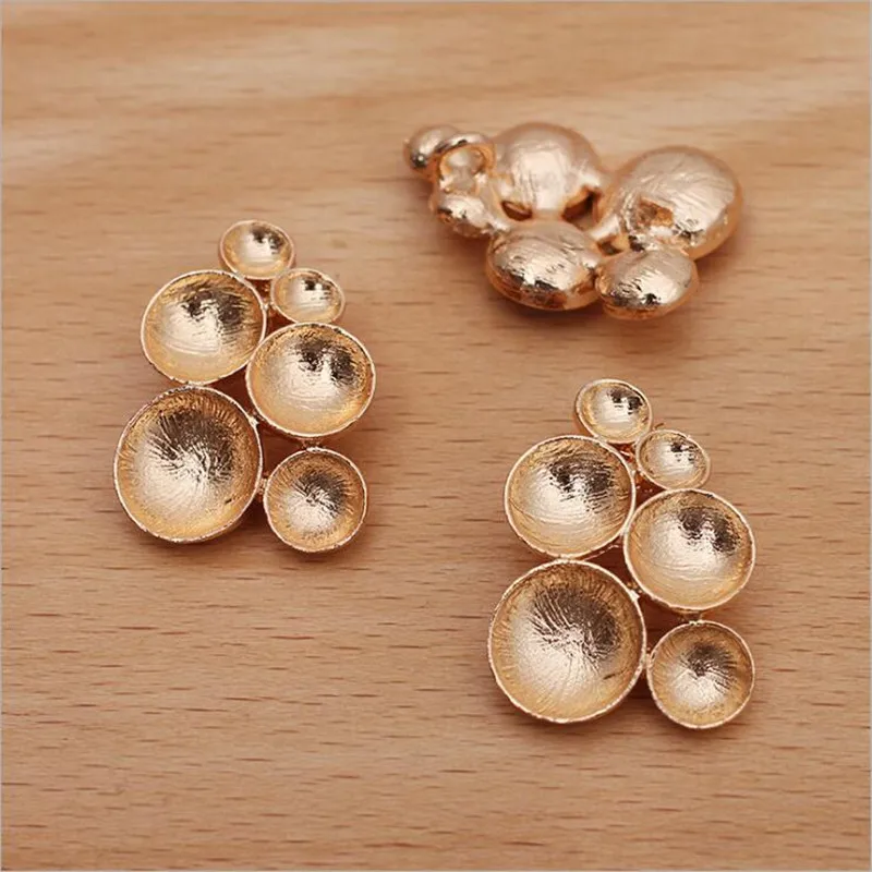 

SIXTY TOWFISH 10 Pieces DIY Jewelry Accessories Size 18*27mm Alloy Ancient Retro Style Materials Flower Charms