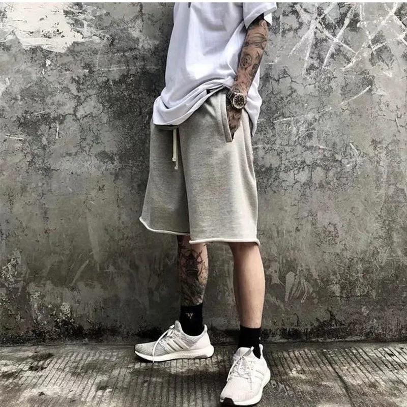 Мужские повседневные шорты в стиле хип-хоп уличная одежда мужские спортивные для