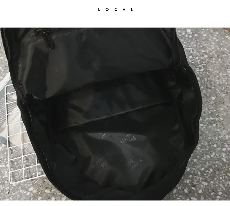 Студенческая сумка для кампуса простая девочек повседневная улицы путешествий