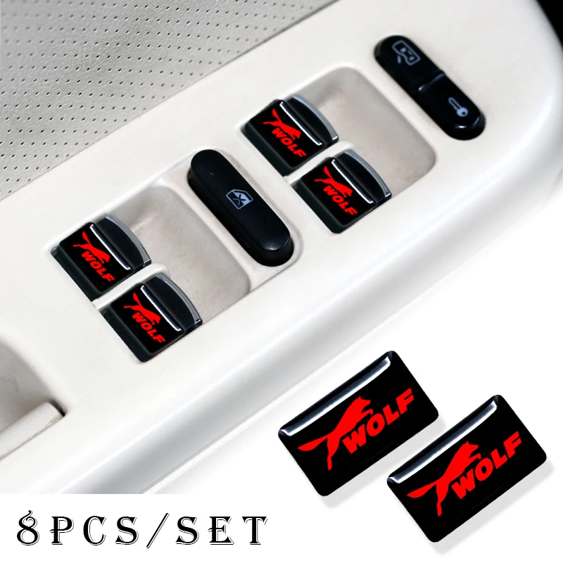 8 шт. Стайлинг автомобиля 3D эпоксидное украшение эмблема наклейка подходит для Ford