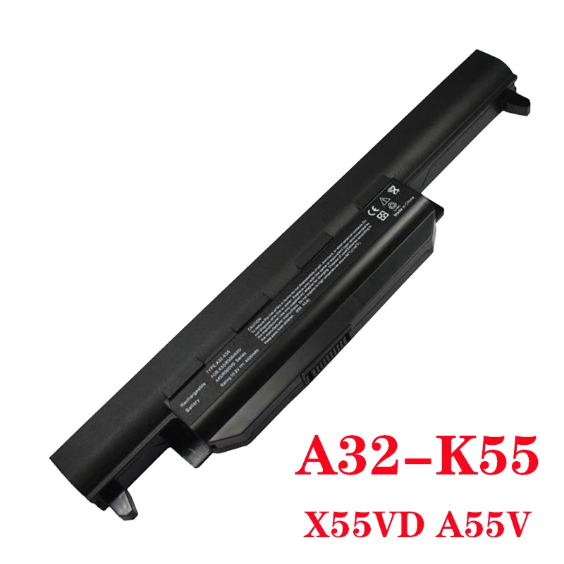 Аккумулятор для ноутбука Asus K55 K55A K55D K55DE K55DR K55N K55V K55VD K55VM K55VS A32 K55|Аккумуляторы