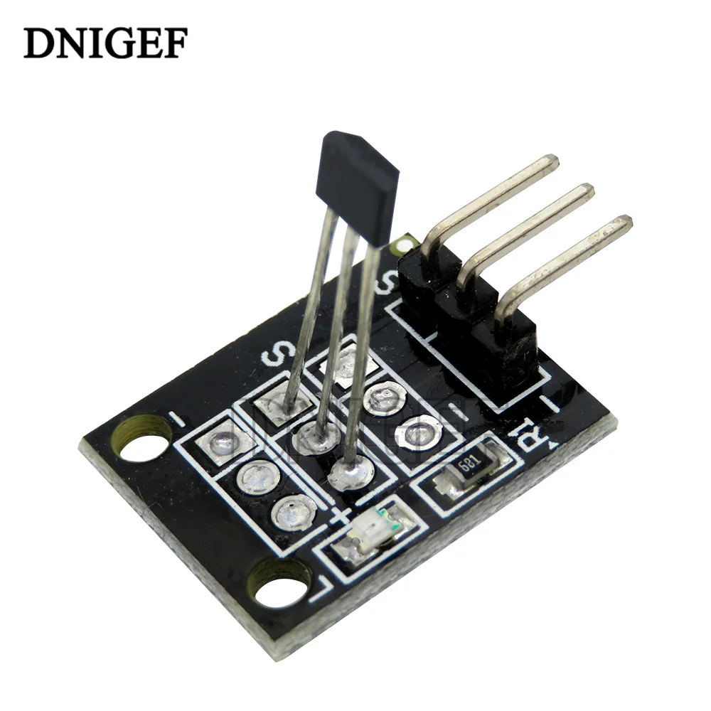 Фото DNIGEF New 1 шт./лот KY-003 стандартный модуль магнитного датчика зала для Arduino AVR Smart Cars PIC Good KY-003 №3
