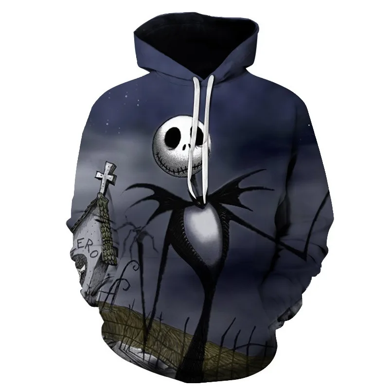 

Sweatshirt Nightmare Before Christmas 3D Printed Men Women Fashion Pullover Hood Casual Pocket Jackets Wholesale