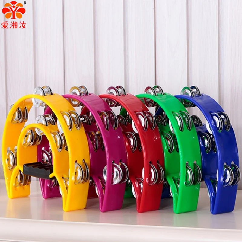 

Aixiangru Bar Entertainment KTV Shake Hand Bell Percussion Instruments Kindergarten Children's Teachers With Ring Tambourine