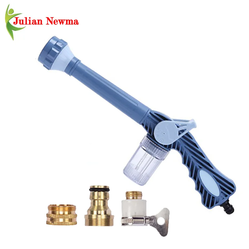 

Садовый водяной пистолет высокого давления, многофункциональная насадка для шланга, распылитель для мойки автомобиля, инструмент для очис...