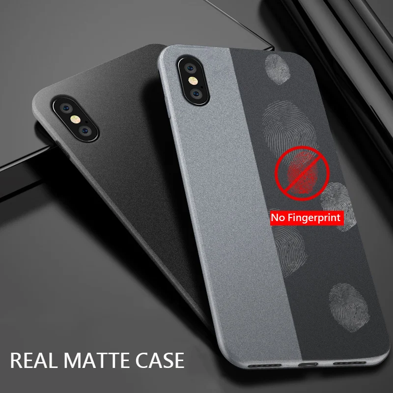 UPaitou Case for iPhone SE 2020 11 Pro X XS Max XR 8 7 6 6S Plus Anti Fingerprint Soft Silicone Matte Ultra Thin TPU Cover |